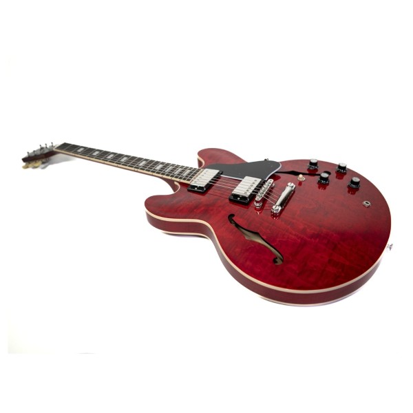 Gibson ES-335 Figured, Sixties Cherry #216450137 - reverse angled shot
