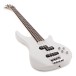 Chicago Bass Guitar White, 15W Bass Amp & Accessory Pack