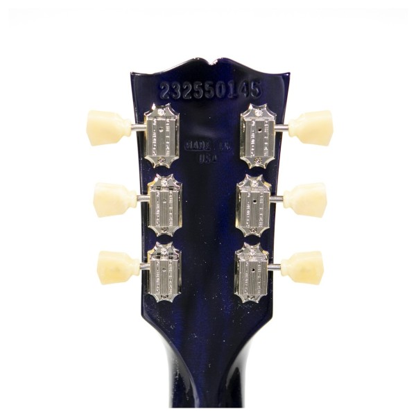 Gibson Les Paul Standard 50s Figured Top, Blueberry Burst #232550145 - back of headstock