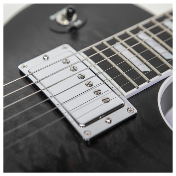 Gibson Mark Morton Les Paul Modern Quilt, Translucent Ebony Burst Satin #216250016 - neck pickup