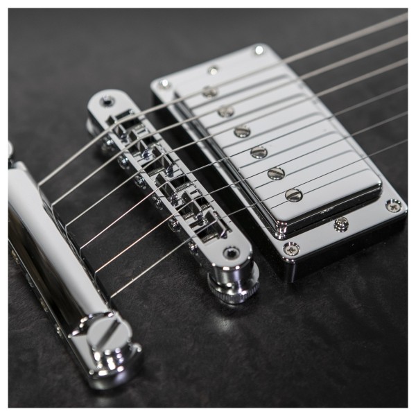 Gibson Mark Morton Les Paul Modern Quilt, Translucent Ebony Burst Satin #216250016 - bridge pickup