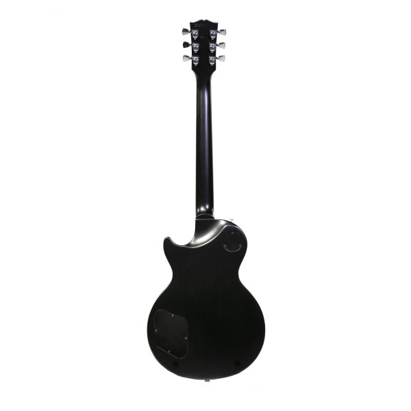 Gibson Mark Morton Les Paul Modern Quilt, Translucent Ebony Burst Satin #216250016 - back
