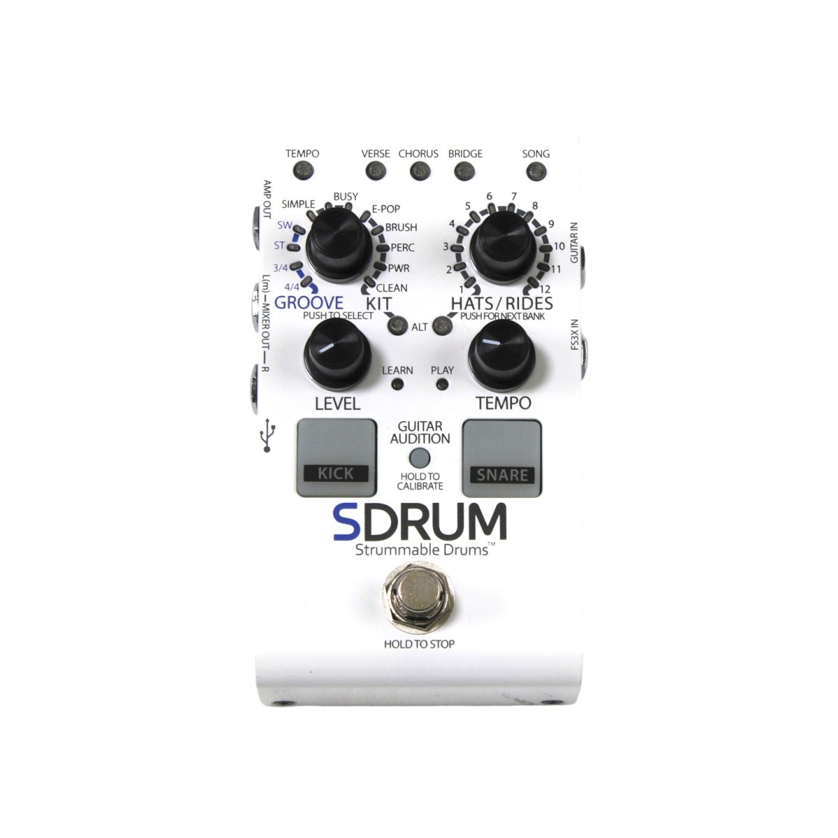Digitech SDRUM Strummable Drums Pedal - Secondhand at Gear4music