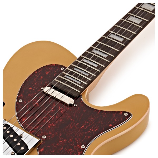 Knoxville Semi-Hollow Electric Guitar by Gear4music, Butterscotch