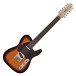 Knoxville Deluxe 12 String Electric Guitar by Gear4music, Sunburst