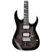 Ibanez GRG220PA1, Transparent Brown Black Burst Body close up