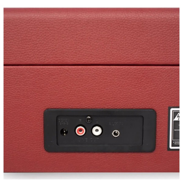 Crosley Voyager Record Player, Red - Rear
