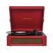 Crosley Voyager Portable Turntable with Bluetooth Out, Burgundy Red - Main