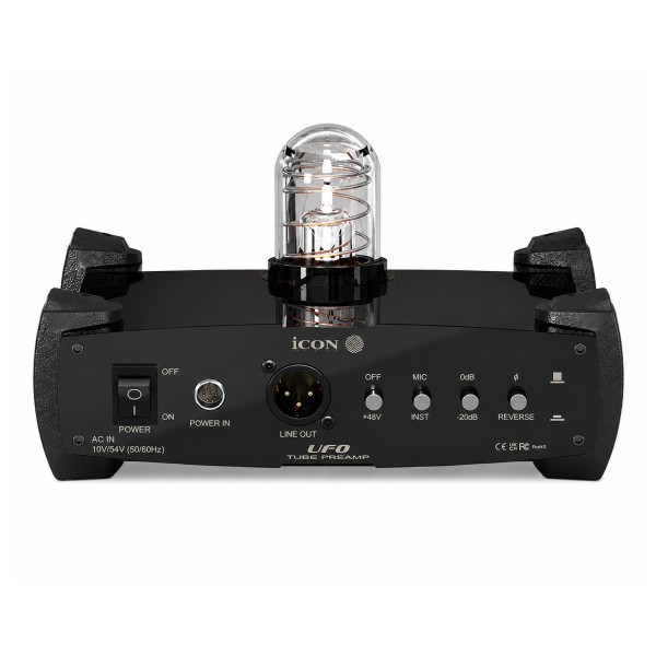 UFO Tube Mic Preamp - Rear