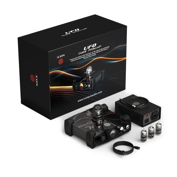 iCON UFO Class A Discrete Tube Microphone Preamplifier - Full Contents