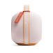 Devialet Mania Portable Wireless Speaker with Cocoon Case, Rose Bloomside buttons and jet tag 