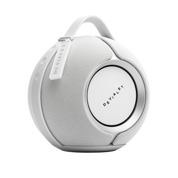 Devialet Mania Portable Wireless Speaker with Cocoon Case, White Mist - main 