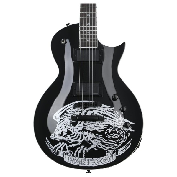 ESP LTD WA-Warbird Will Adler Signature, Black Satin - body