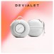 Devialet Mania Portable Wireless Speaker with Cocoon Case, White Mist - lifestyle ombre 