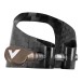 Vandoren Carbon Bb Clarinet Ligature and Cap, Bronze Hardware 2