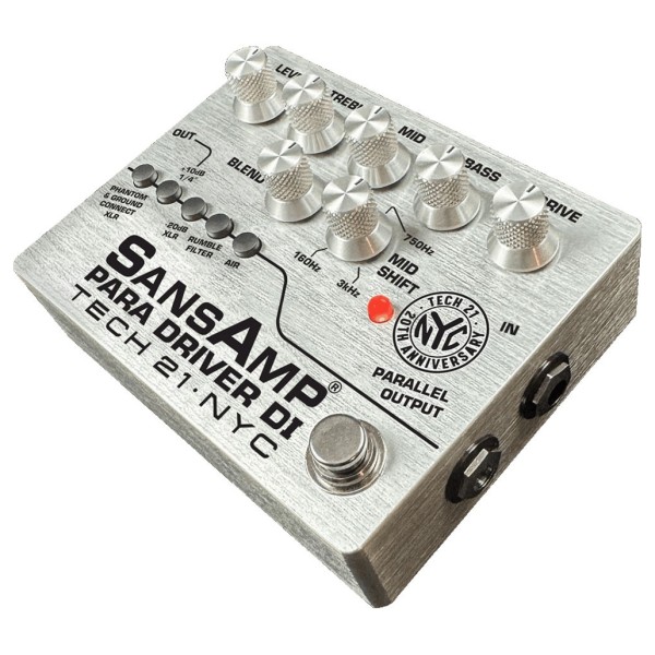 Tech 21 SansAmp Para Driver DI 20th Anniversary Limited Edition Preamp Pedal - right