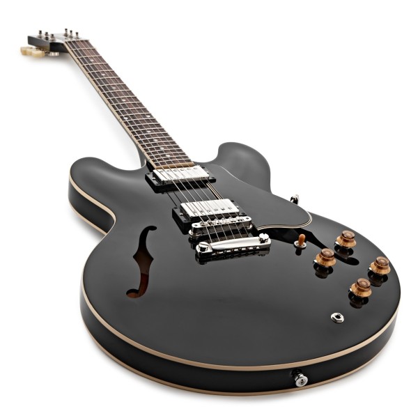 Gibson ES-335 50s, Ebony - angled shot