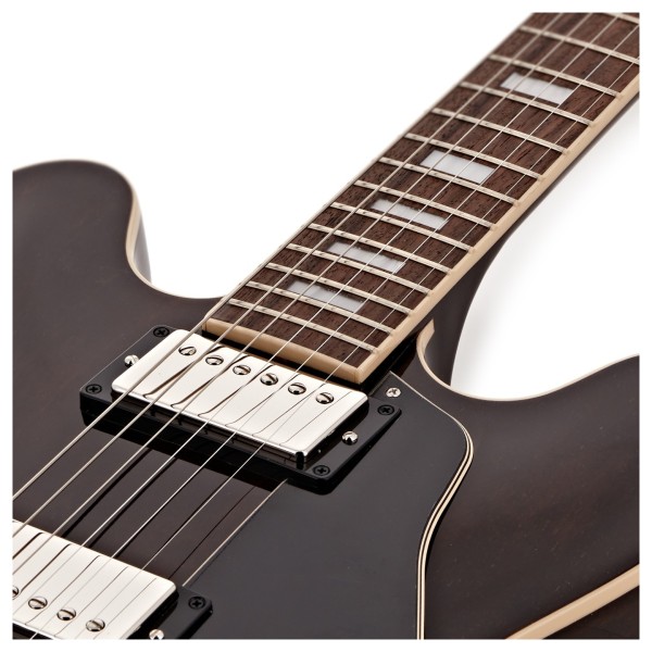 Gibson ES-335 60s, Dark Walnut - upper frets
