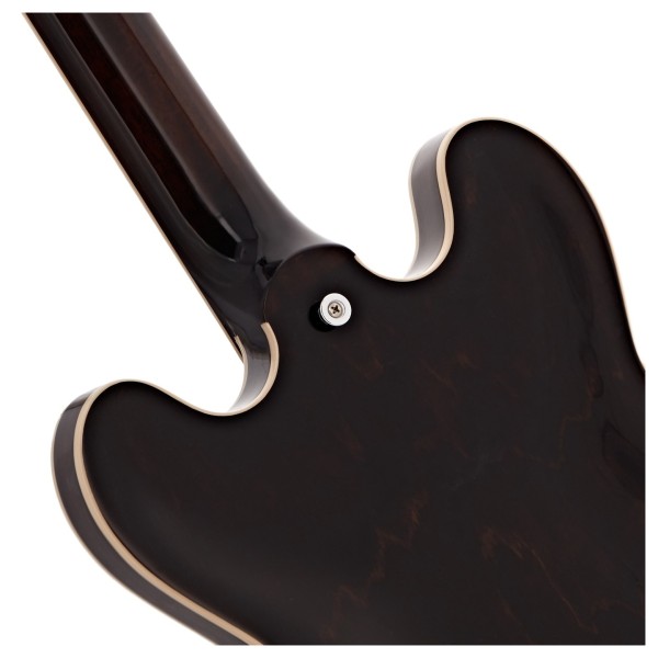 Gibson ES-335 60s, Dark Walnut - neck joint