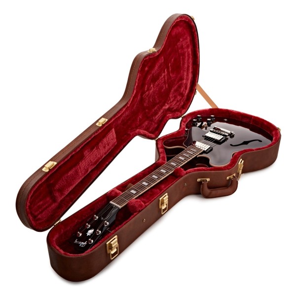 Gibson ES-335 60s, Dark Walnut - guitar in case