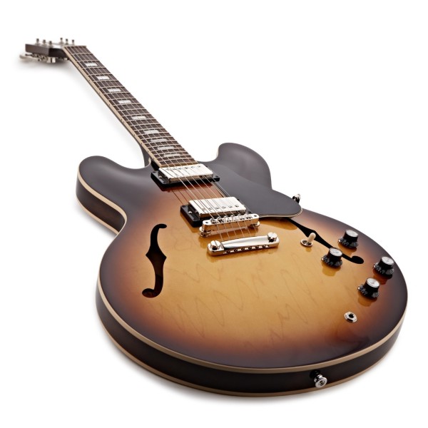 Gibson ES-335 60s, Vintage Burst - angled shot
