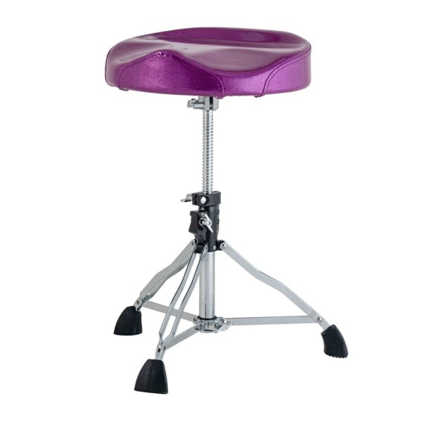 Dixon PSN-13PS Motorcycle Drum Throne, Purple Sparkle