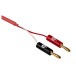 Fisual Easy Fix Banana Plugs, attached to Fisual speaker cable