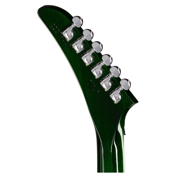 Gibson Victory Floyd Rose, Iguana Burst - back of headstock