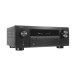 Denon AVR-X2900H 7.2 Channel 8K AV Receiver, Black - main angle no shadow 