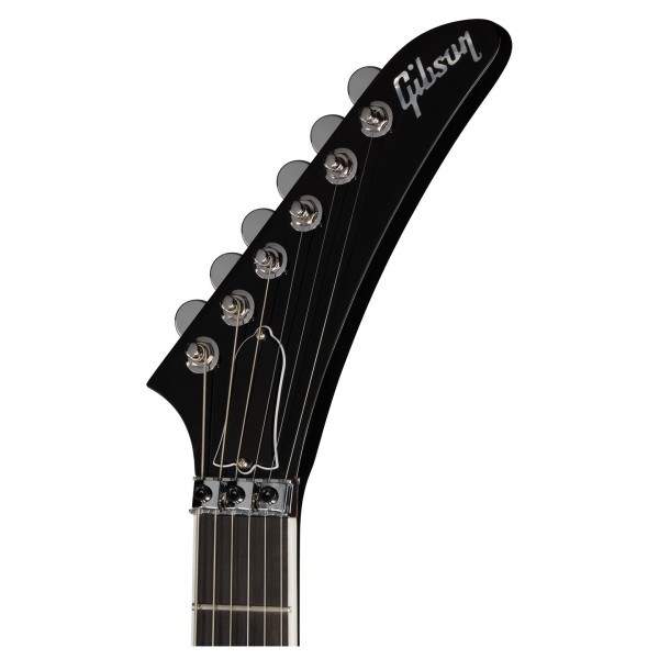 Gibson Victory Floyd Rose, Translucent Ebony Burst​ - headstock