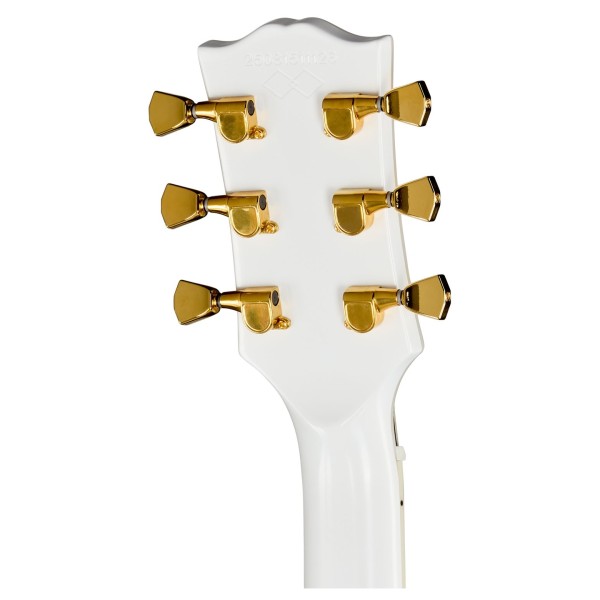 Epiphone Alex Lifeson 1976 ES-355 Reissue, Alpine White - back of headstock