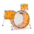 Natal Arcadia Acrylic 22" 3 Piece Shell Pack, Transparent Orange