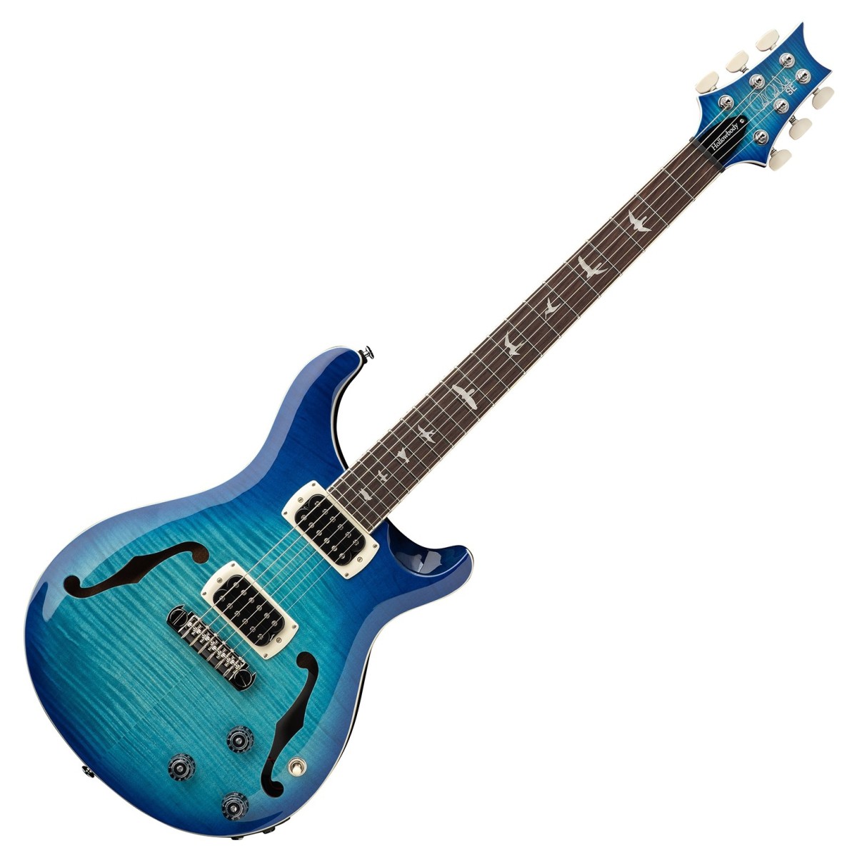 Paul Reed Smith PRS SE Hollowbody I Piezo Flat Back Lake Blue