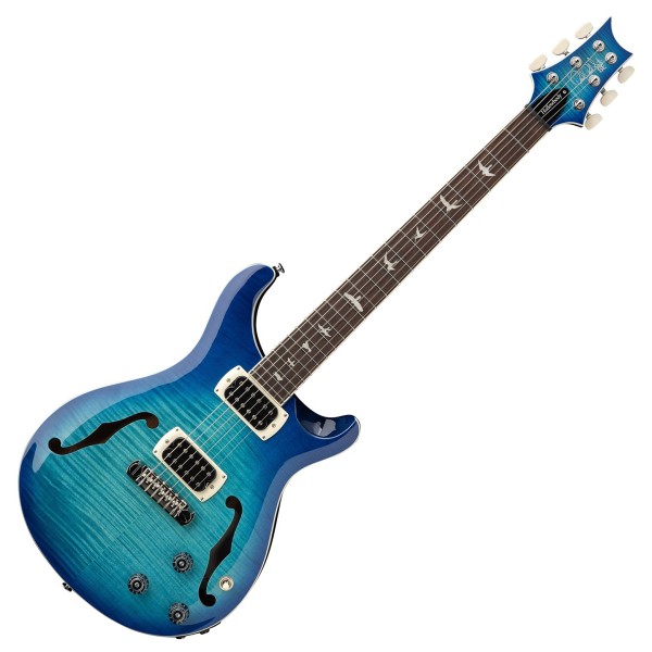 PRS SE Hollowbody I Piezo Flat Back, Lake Blue
