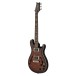 PRS SE Hollowbody I Piezo Flat Back, Orange Tiger Smokeburst - angled shot