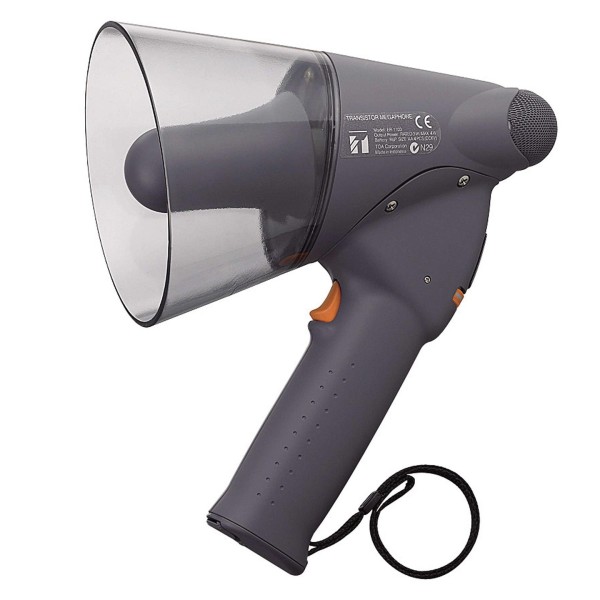TOA ER-1203 IPX5 Handheld Megaphone, Grey