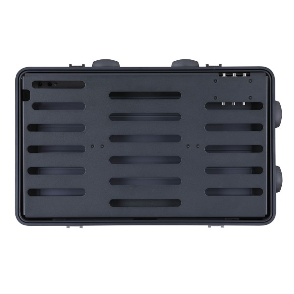 Boss BCB-1000 Suitcase Style Pedalboard with Wheels - Open