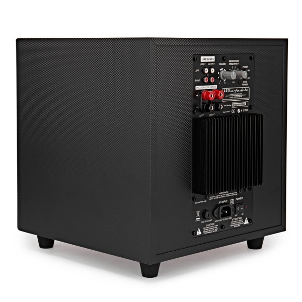Wharfedale Diamond SW-150 Subwoofer, Carbon Fibre Side Back View