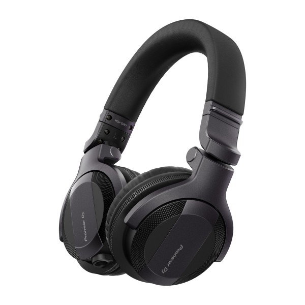 Pioneer DJ HDJ-CUE1 On-Ear DJ Headphones - Angled 