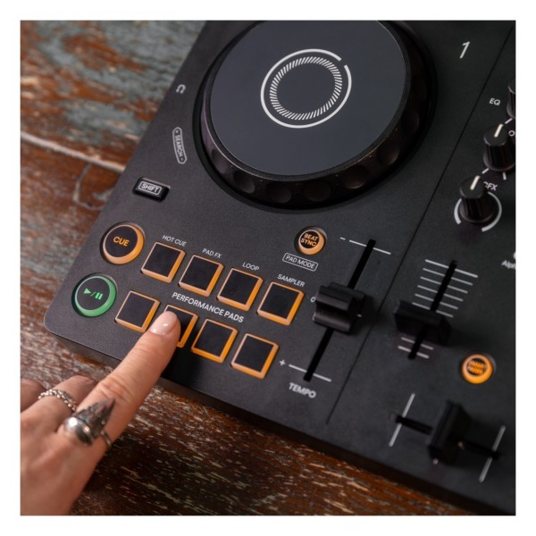 AlphaTheta DDJ-FLX2 2-Channel DJ rekordbox Controller - Lifestyle 2