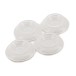 Upright Piano Castor Cups by Gear4music, Pack of Four, Clear