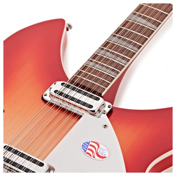Rickenbacker 360/12 C63 12 String Guitar, Fireglo - upper frets