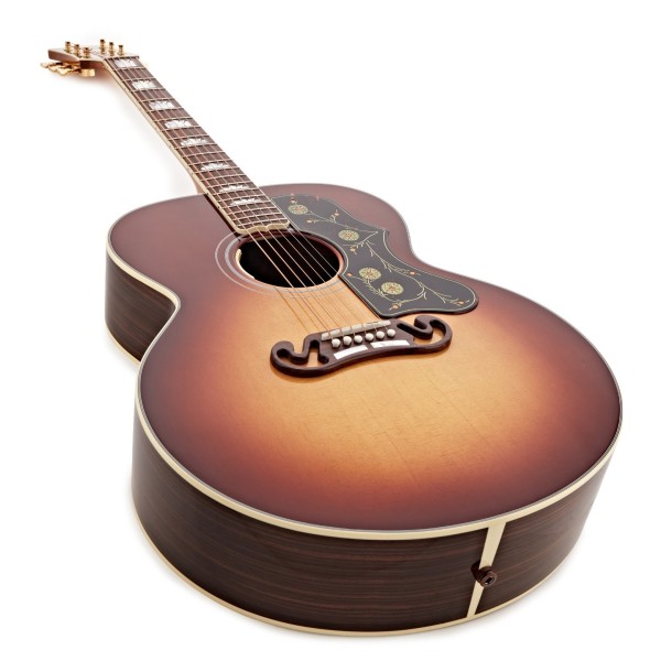 Gibson SJ-200 Standard Rosewood, Rosewood Burst - angled shot