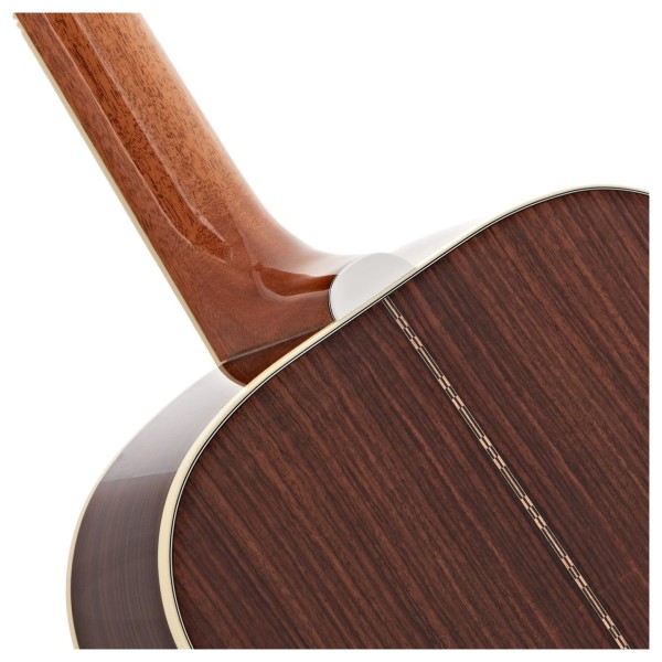 Gibson SJ-200 Standard Rosewood, Rosewood Burst - neck joint