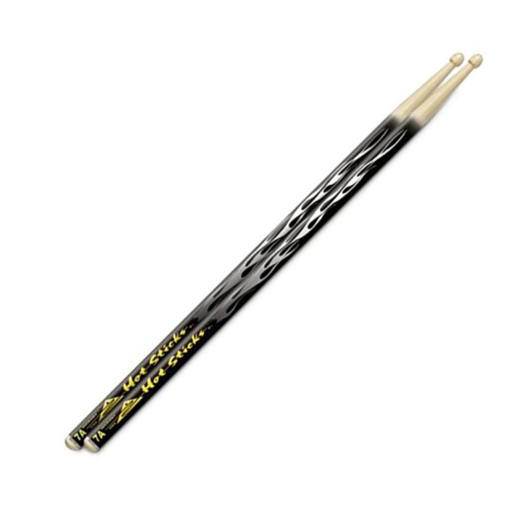 Hot Sticks 7A Wood Tip Artisticks, Black Flame