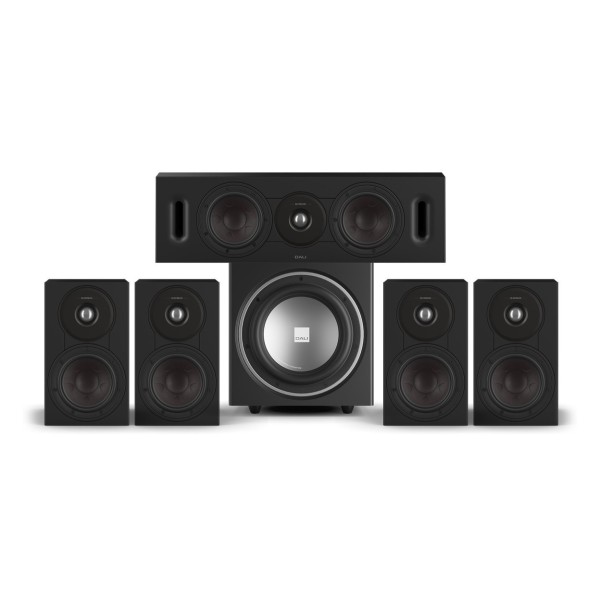 DALI Sonik 1 5.1 Speaker Package with E-9F Subwoofer, Black Ash - Bundle