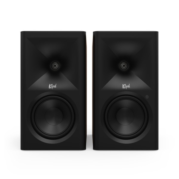 Klipsch The Fives II Active Hi-Fi Speakers, Walnut - no grille 
