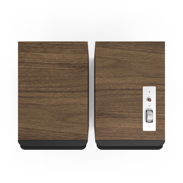Klipsch The Fives II Active Hi-Fi Speakers, Walnut - top 
