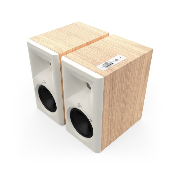 Klipsch The Fives II Active Hi-Fi Speakers, Red Oak - main