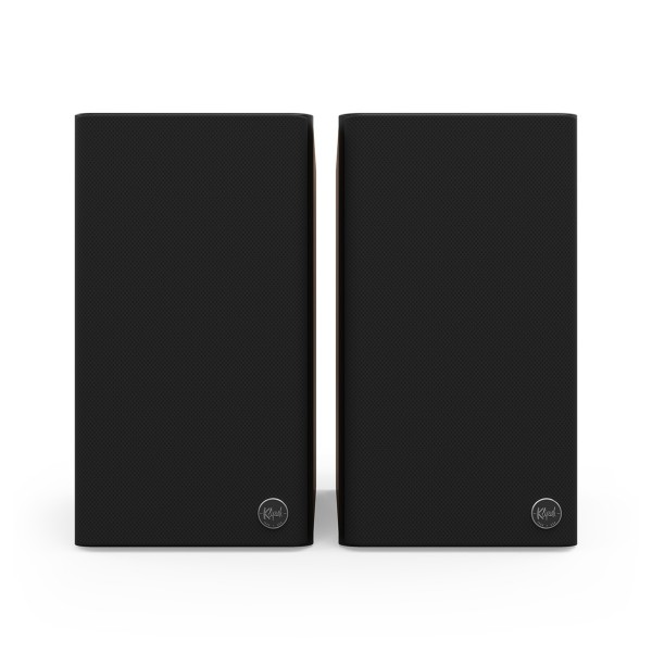 Klipsch The Fives II Active Hi-Fi Speakers, Ebony - grille front 